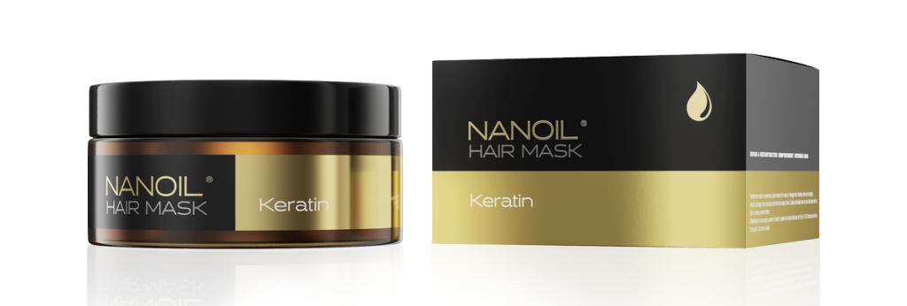 Regenerująca maska do włosów Nanoil Keratin